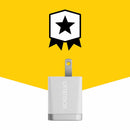 OtterBox Premium Pro Wall Charger 30W USB-C Power Delivery GaN Lunar Light (White)