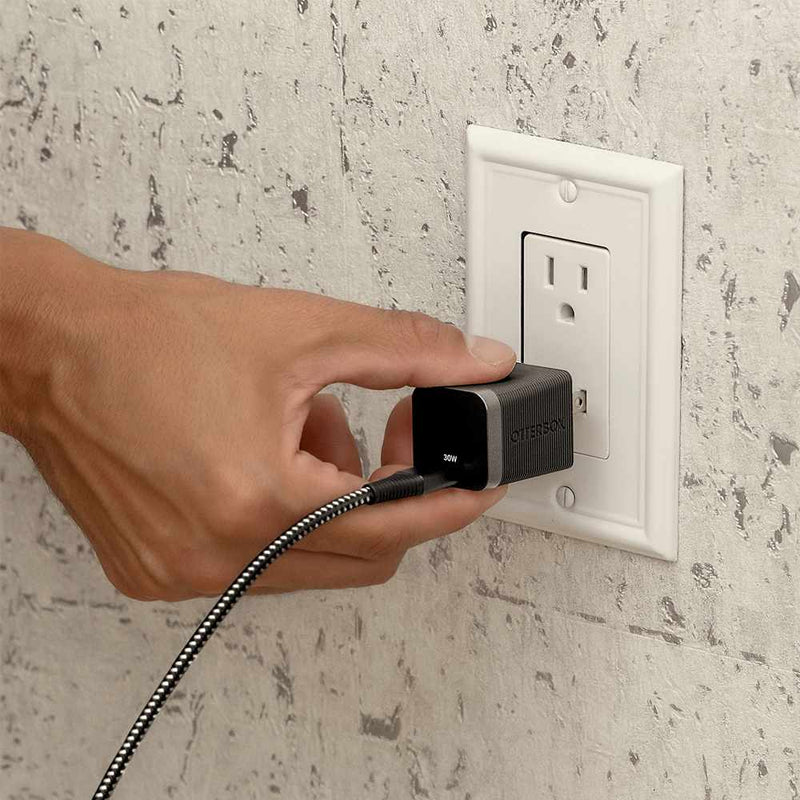 7880902 Premium Pro Wall Charger 30W USB-C GaN w/USB-C Cable 6ft Black