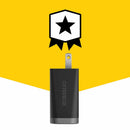 OtterBox Premium Pro Wall Charger 60W GaN PD/PPS 2-port USB-C Black w/ Foldable Prongs