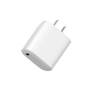 Bulk Packaging Wall Charger with USB-C Port 20W Power Delivery White