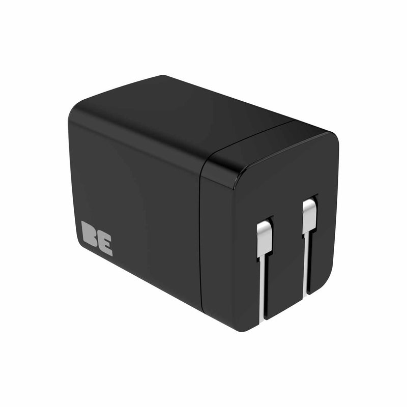 BEW35DCCB Wall Charger Dual USB-C GaN 35W PD and PPS Black