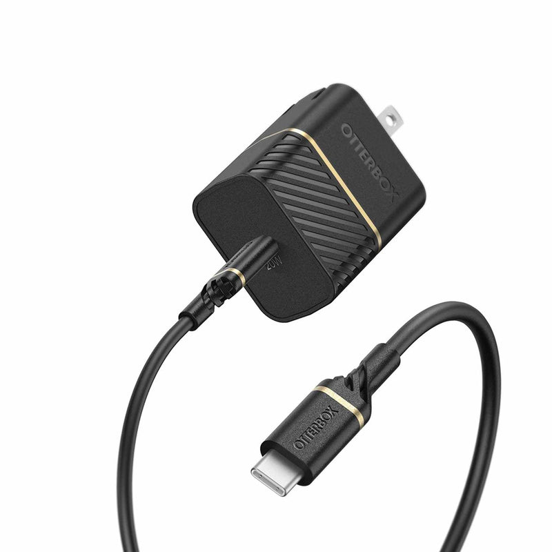 7881027 Premium Fast Charge PD Wall Charger 20W w/USB-C 3.3ft Black