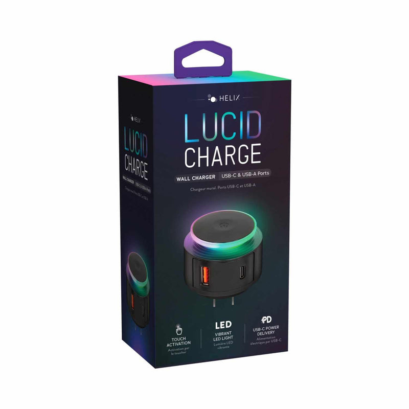 ETHCHGWLED Lucid Charge LED Wall Charger Multi-Color