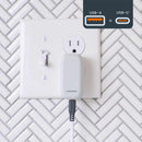 WC27HDBX266746 Wall Charger USB-C and USB-A Ports 27W Grey