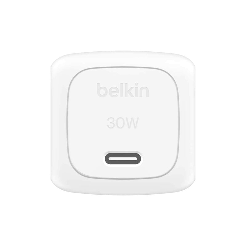 Belkin BoostCharge Wall Charger Compact USB-C PD 30W White