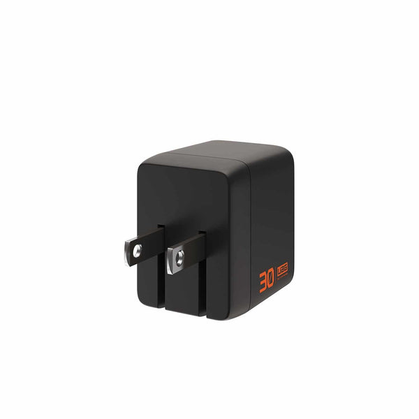 9B443011V4040 SRGE 30W 2 Port GAN Wall Charger Black