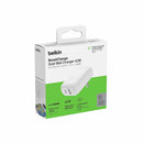 Belkin BoostCharge Dual Wall Charger 42W USB-A/USB-C White