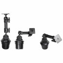 ProClip Canada 10.5 Inch Universal Pedestal Cup Holder Mount Min Size 2.5" Black