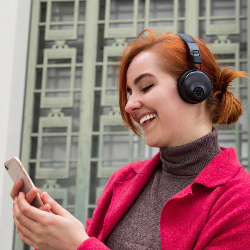 JLab Studio Bluetooth Wireless On-Ear Headphone Black