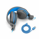 JLab JBuddies Studio Bluetooth Wireless Kids Headphones Grey/Blue