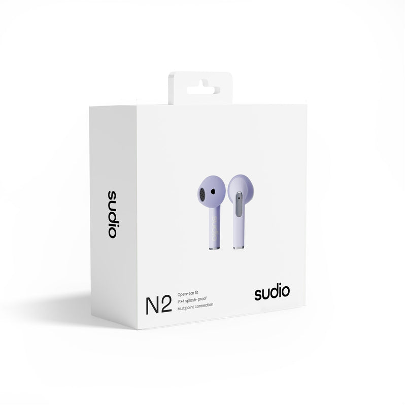 N2PUR N2 Wireless Earbuds Purple