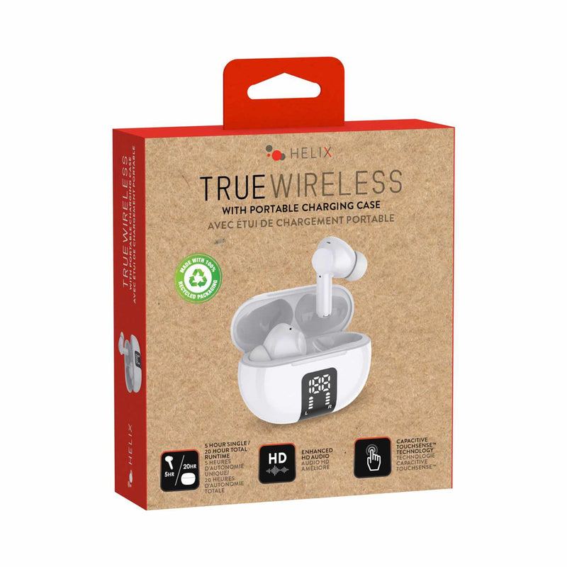 ETHTWRWE Premium True Wireless Earbuds White