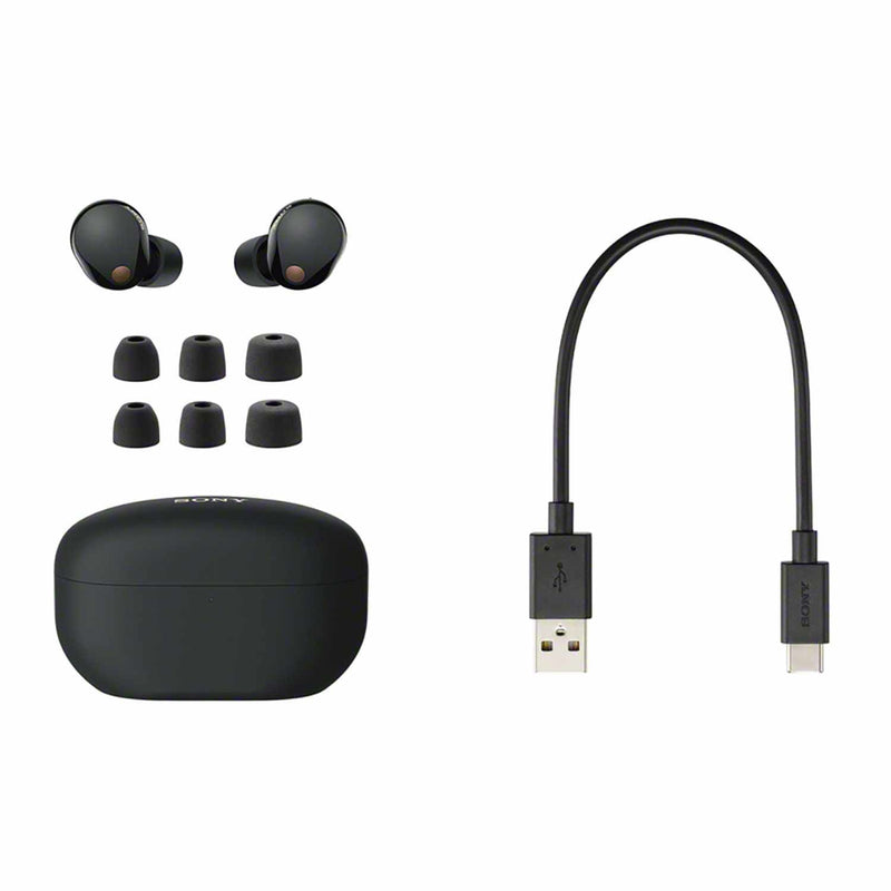 WF1000XM5B Wireless Noise Cancelling Earbuds Black