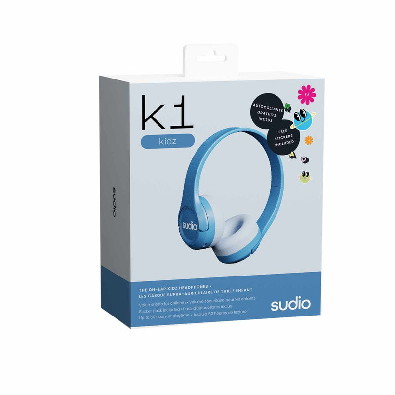 K1BLU K1 Wireless Headphones Blue