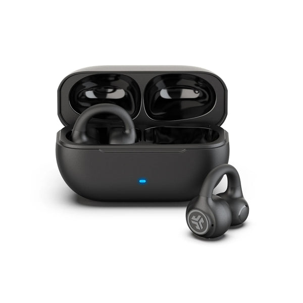JLab Flex True Wireless Open Earbuds Black