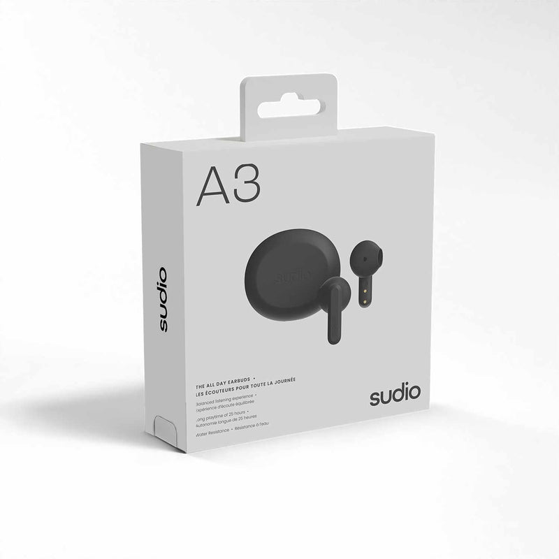 A3BLK A3 True Wireless Earbuds Black