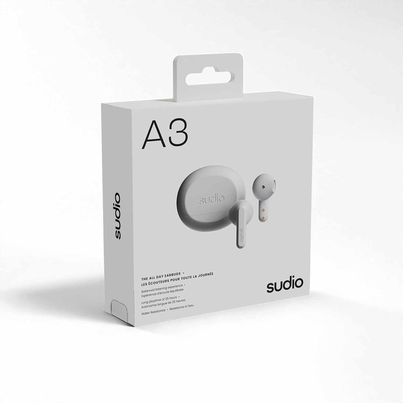 A3WHT A3 True Wireless Earbuds White