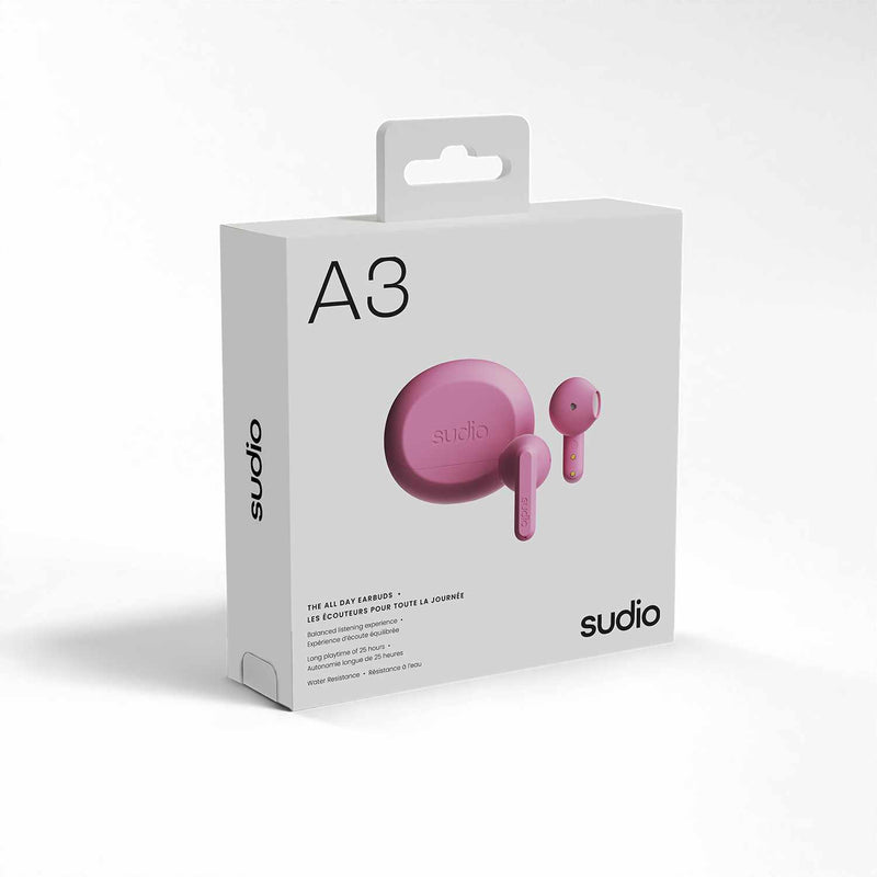 A3PNK A3 True Wireless Earbuds Pink