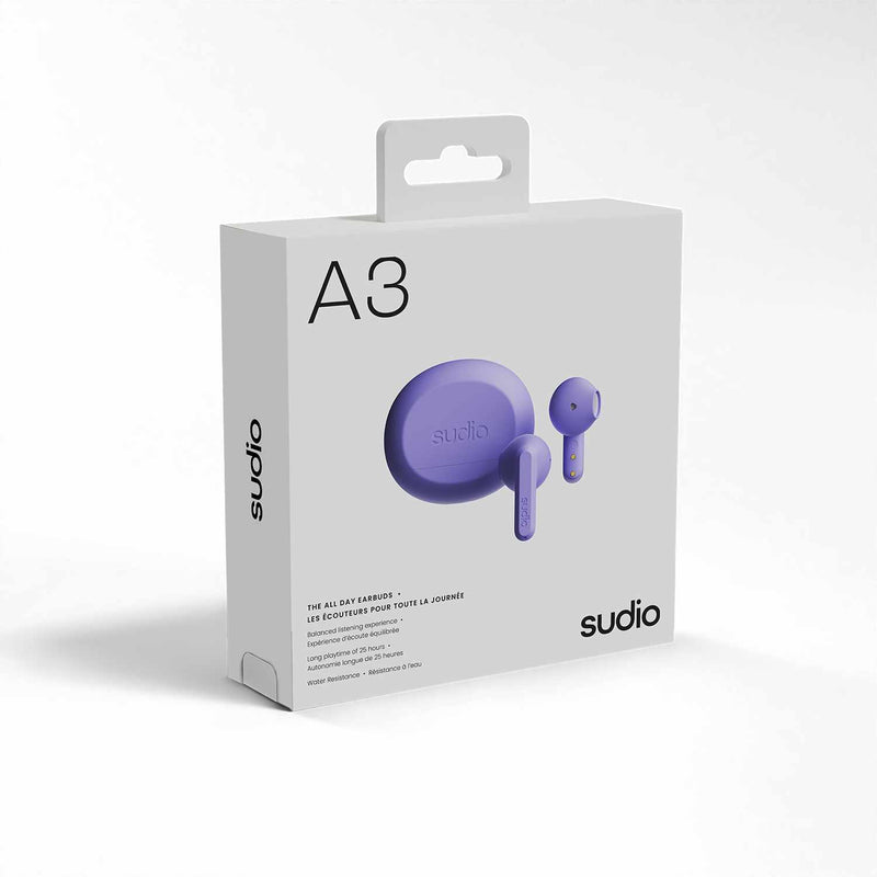 A3PUR A3 True Wireless Earbuds Purple