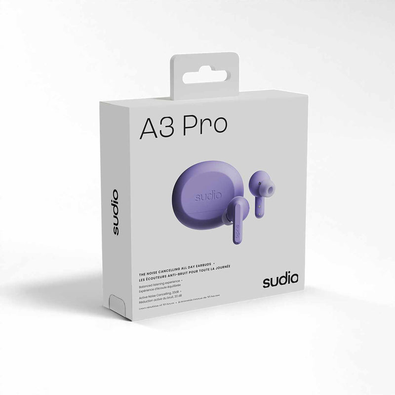 A3PROPUR A3 Pro ANC Wireless Earbuds Purple