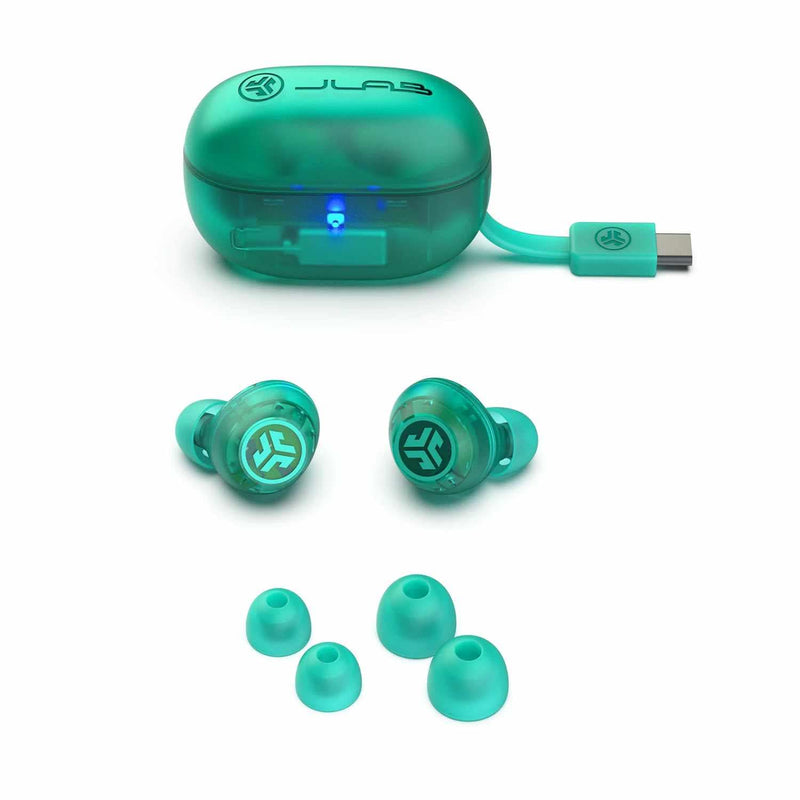 IFCEBGOANCRTRATEL124 Go Pop ANC True Wireless Earbuds Transparent Teal