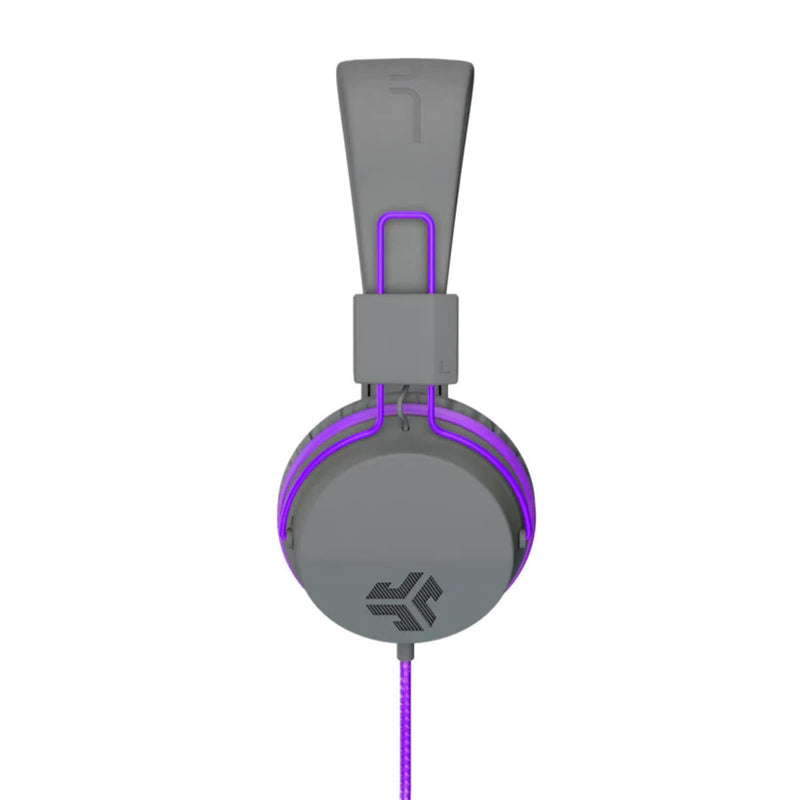 IFCHJKSTUDIORGRYPRP122 JBuddies Studio Over Ear Headphones Purple/Gray