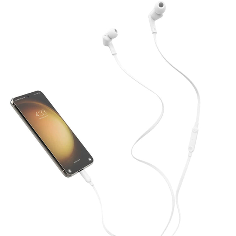 G3H0002btWHT Wired Earbuds with USB-C Connector White