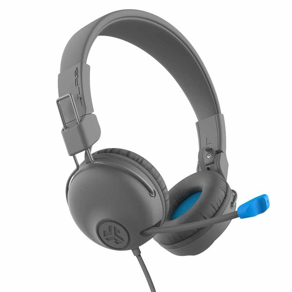JLab JBuddies Learn Wired On-Ear Headphones Gray