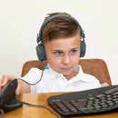 JLab JBuddies Learn Wired On-Ear Headphones Gray (English only Packaging)