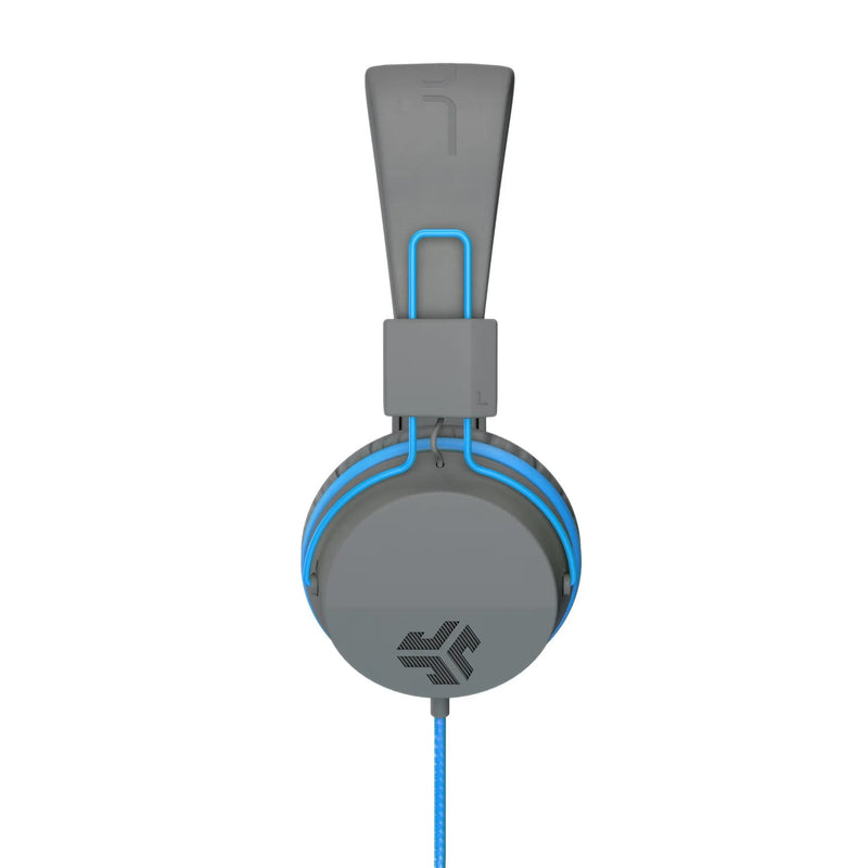 IFCHJKSTUDIORGRYBLU122 JBuddies Over Ear Folding Headphones Blue/Grey