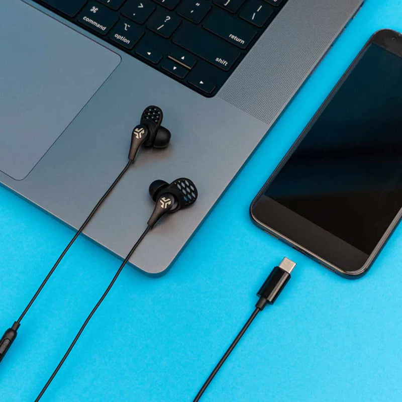 IFCEPROTPCRBLK123 JBuds Pro Wired Earbuds USB-C Black