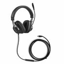 Bulk Packaging Wired Over-The-Ear ANC Headphones with Type C Plug Black