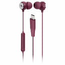 Helix/Retrak AudioForce SE USB-C Earbuds Plum