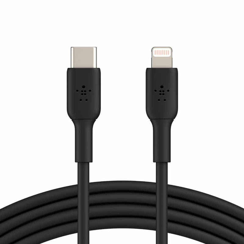 Belkin BoostCharge USB-C to Lightning Charge/Sync Cable 3ft Black