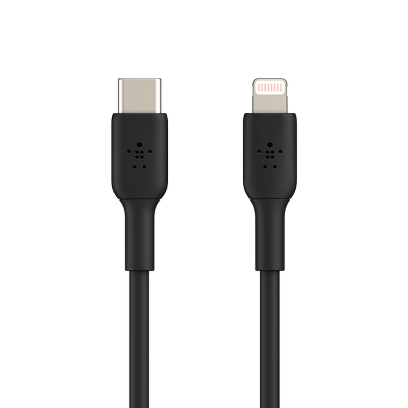 Belkin BoostCharge USB-C to Lightning Charge/Sync Cable 3ft Black