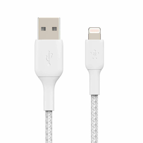 Belkin BoostCharge Lightning to USB-A 1M Cable White