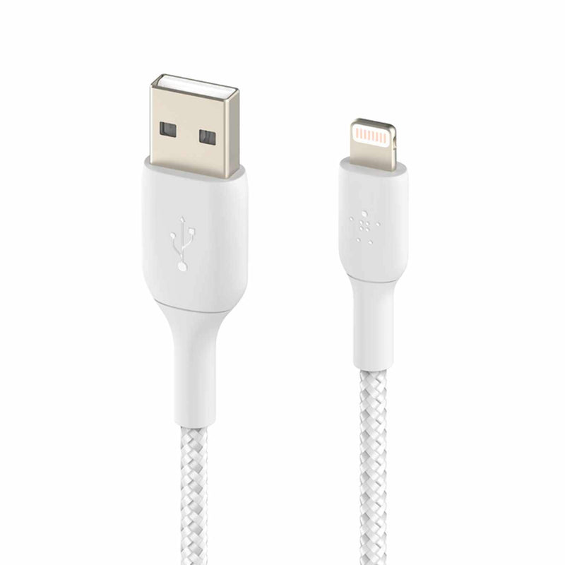 CAA002bt1MWH Belkin BoostCharge Lightning to USB-A 1M Cable WH