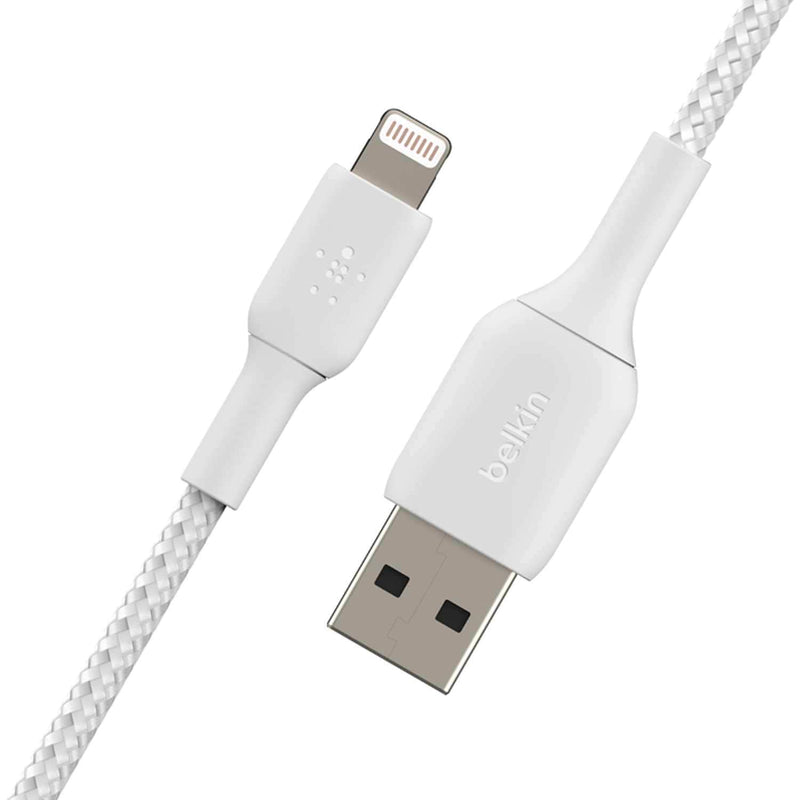 CAA002bt1MWH Belkin BoostCharge Lightning to USB-A 1M Cable WH