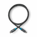 NBUSBCLTG1MSGRY PowerKnit USB-C to Lightning 3ft 60W PD Fast Charge Cable Space Gray