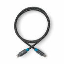 NBUSBCLTG3MSGRY PowerKnit USB-C to Lightning 10ft 60W PD Fast Charge Cable Space Gray