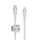 Belkin BoostCharge Pro Flex USB-C Cable with Lightning Connector 6ft White