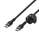 Belkin BoostCharge Pro Flex USB-C to USB-C Cable 6ft Black