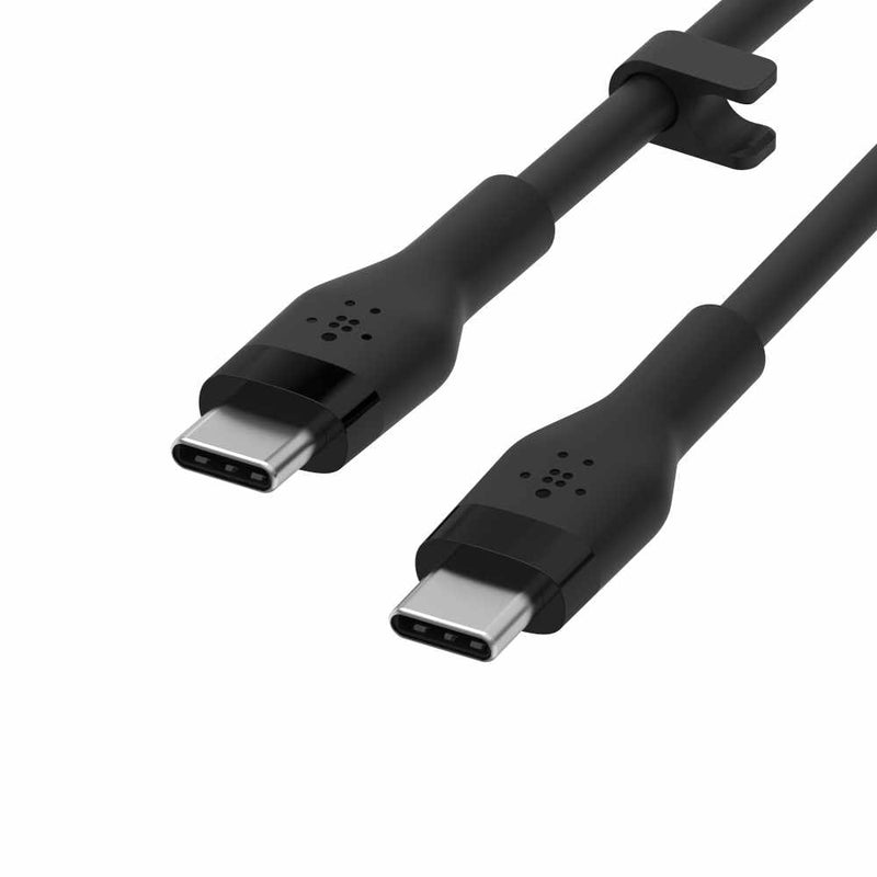 CAB009bt1MBK BoostCharge Flex USB-C to USB-C Cable 2.0 3ft Black