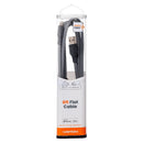 Ventev ChargeSync Flat Lightning Cable 6ft Gray