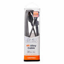 AC4STL256512 ChargeSync Alloy Lightning Cable 4ft Steel