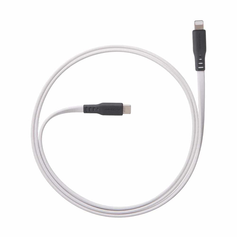 FC3WHT256525 ChargeSync Flat USB-C to Lightning Cable 3ft White