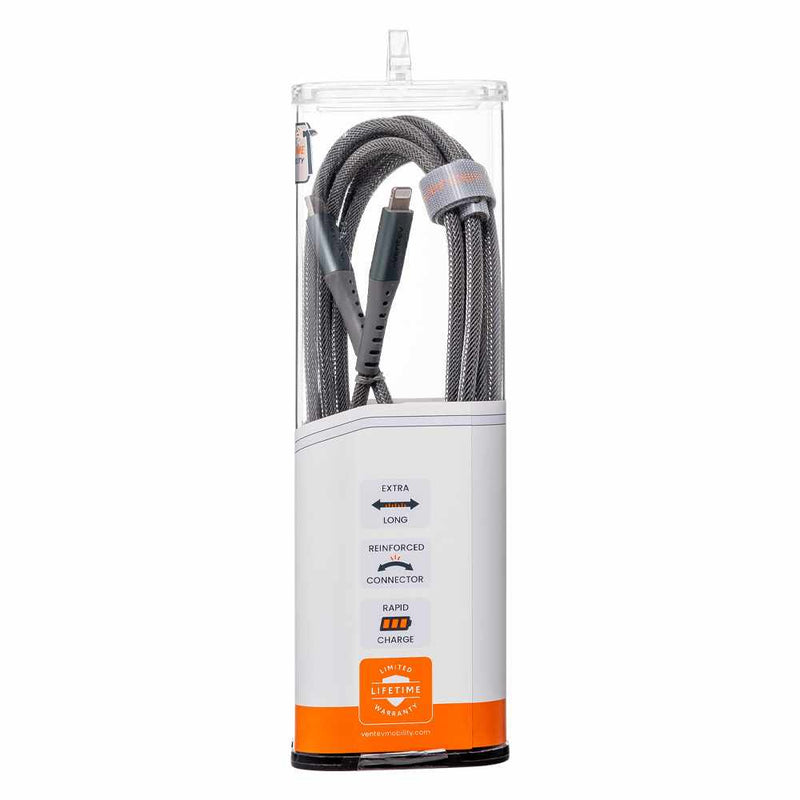 AC10STL256520 ChargeSync Alloy USB-C to Lightning Cable 10ft Steel