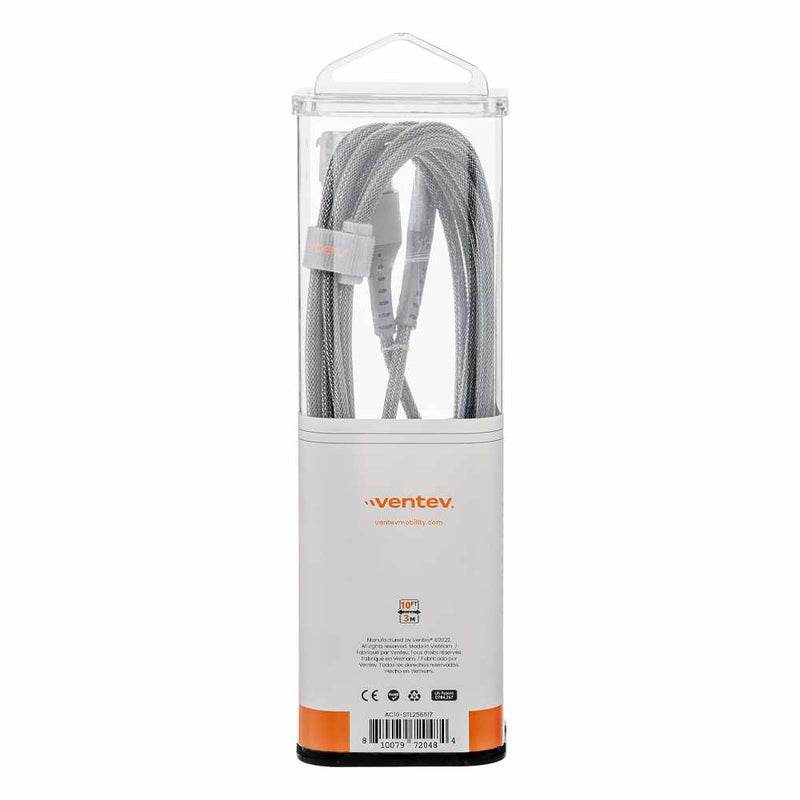 AC10STL256517 ChargeSync Alloy Lightning Cable 10ft Steel