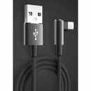 Bulk Packaging Charge/Sync USB-A to USB-C Braided Cable L Shape 1m Black
