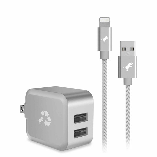 NBBN12WAL1766 12W Bundle with USB-A to Lightning cable Silver